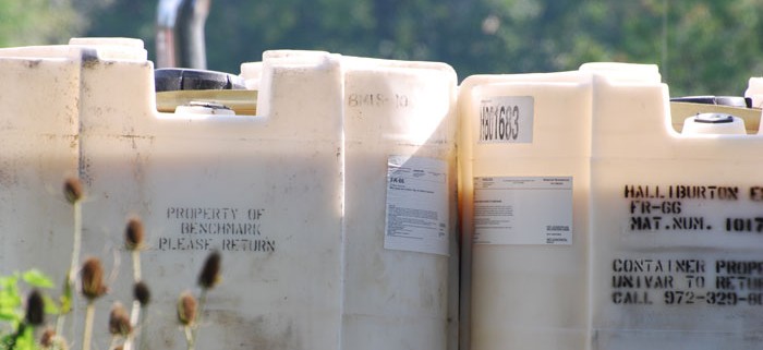 Frac Fluids Storage - Photo by Bob Donnan