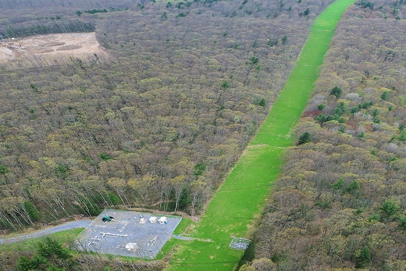 Pipeline pathway in Tioga County, PA. Photo by Ted Auch.